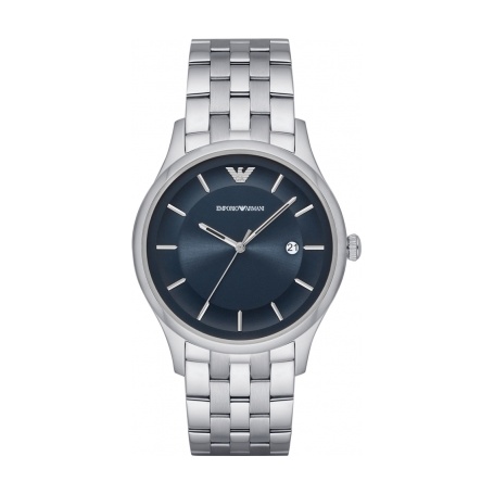 Armani watch men's quartz stainless steel blue dial-AR11019