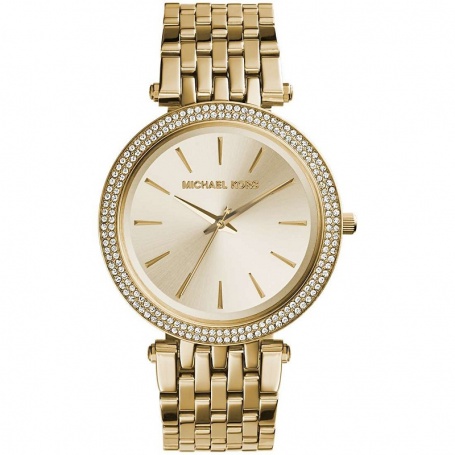 Michael Kors watch woman give Us gold with pave-MK3191