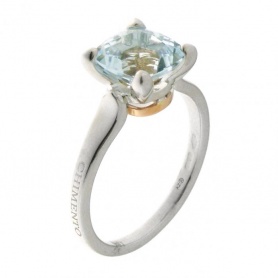 Aquamarine gold ring-1A06797AQ7140