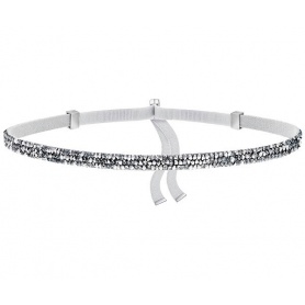 Swarovski round neck grey collar-Crystaldust 5255055