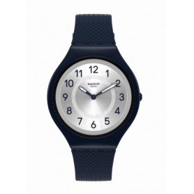 Swatch watch Skinnight silicone line blu-SVUN101