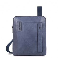Piquadro Tasche mit blauen Linie Magazin P15PLUS