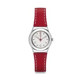 Orologio Swatch Irony Lady Cite Vibe pelle rosso - YSS307