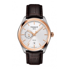 Tissot PR 100 Dual Time Men's brown watch - T101.452.26.031.00