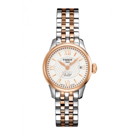 Ladies watch Le Locle Lady Automatic bicolor rosé stainless steel