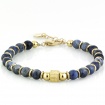 Handmade blue teddy bear bracelet - ALAIN