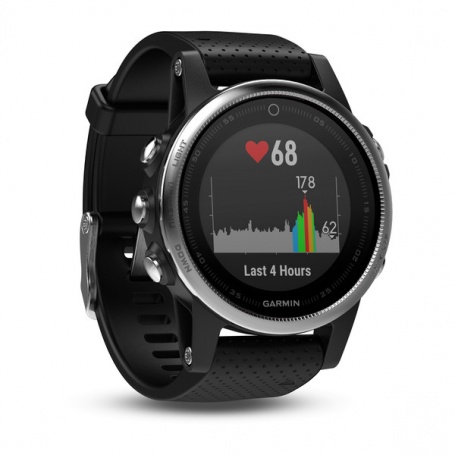 Orologio Garmin Fenix 5S GPS Smartwatch Silver Black con acciaio
