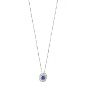 Salvini necklace with sapphire and diamonds line Gemma - 20073785