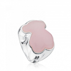 Tous New Color Pink Rose Quartz Ring - 615435591