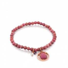 Golden Tous Camille Elastisches Armband in Red Rodonite - 712161730