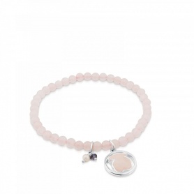 Tous Rose Camille Elastic Bracelet in Pink Quartz - 712161640