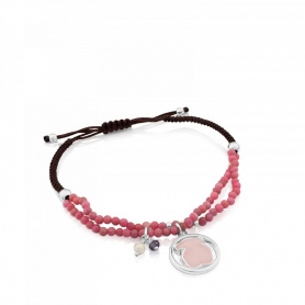 Tous line Armband rosa Quarz und Spitze - 712161620 Armband