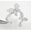 Anello Mimì con Farfalle in Oro bianco e Diamanti - A656B8B