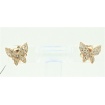 Mimì Butterfly earrings in rosè gold and diamond - O659R8M