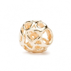 Bouquet of hearts 18kt gold -21825