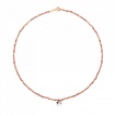 Tous Camille necklace in salmon stones - 712162552