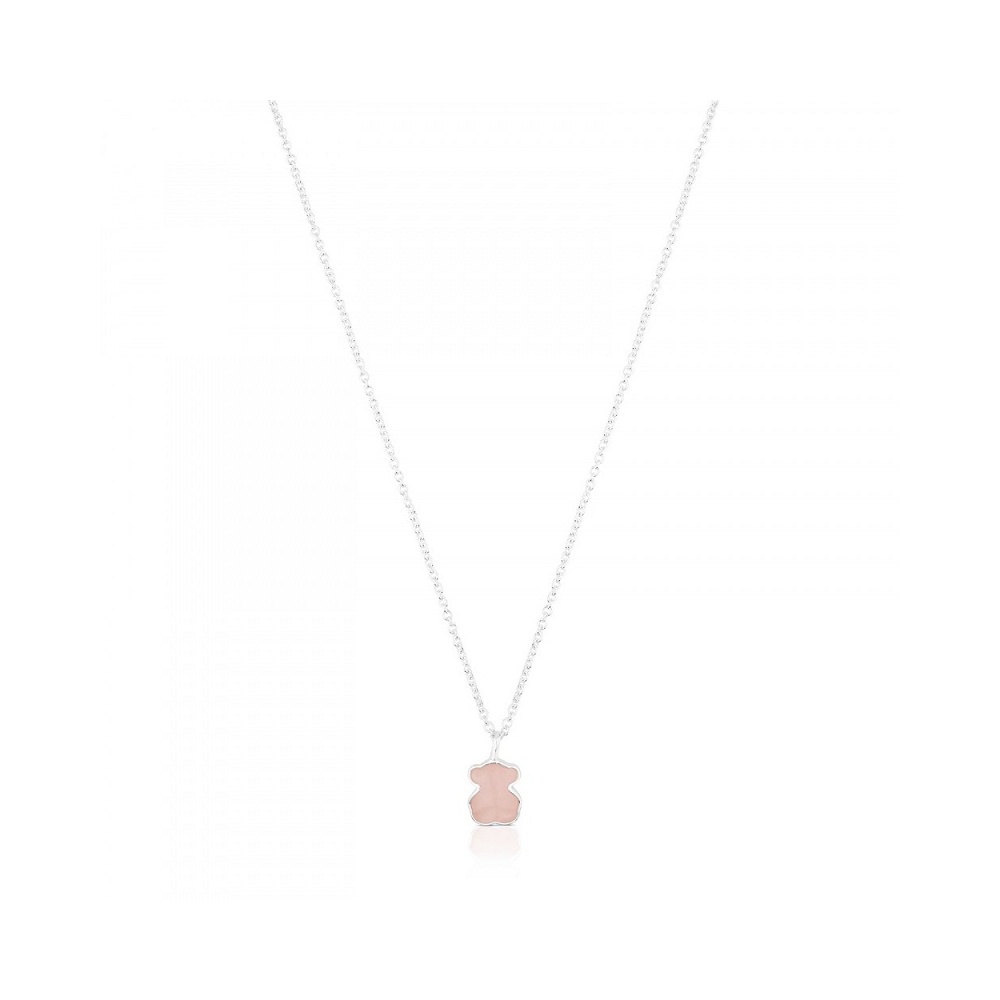 Tous New Color Necklace with Pink Quartz Teddy Bear - 615434570
