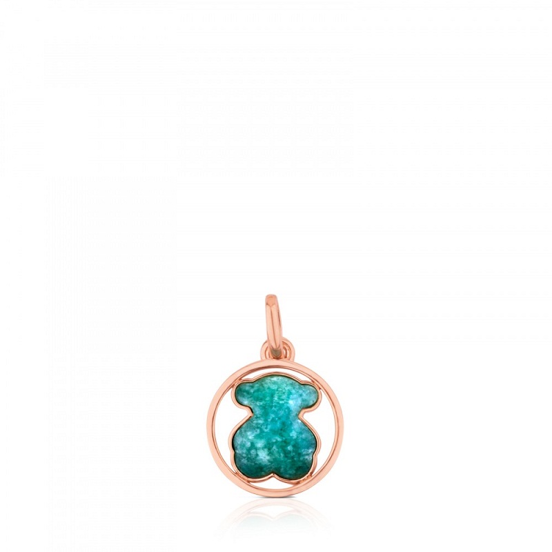 Tous Camille Small Pendant with Green Amazonite - 712164630