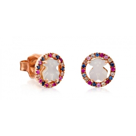 Tous Camille Earrings with Mother of Pearl Multicolor Stone - 712163520