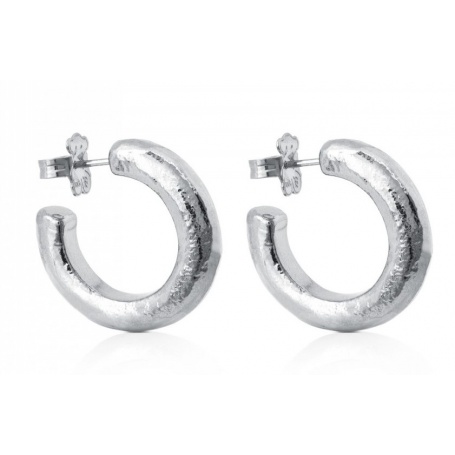 Tous Silber Düne Röhren Ohrringe - 316643500