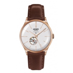 Orologio vintage Henry London Heritage Automatic rosè HL42AS0276