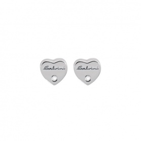 Salvini earrings Be Happy heart-shaped With diamond- 20060201