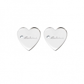 Salvini earrings Minimal ext Heart shaped with and diamonds- 20049488