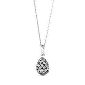 Egg necklace Tatiana Fabergè Emperor interlacing pavè - 13907S