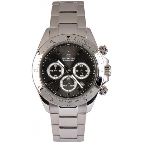 Pryngeps Steel Watch Daytona Black-Gray CR623