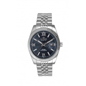 Pryngeps woman's steel watch DateJust blue model - A822