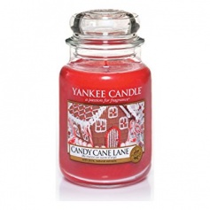 Candela Yankee Candle Candy Cane Lane giara grande 1308384E