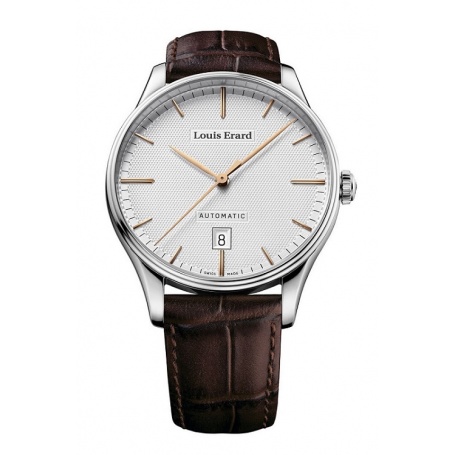 Louis Erard Heritage automatic watch leather steel 69287AA31