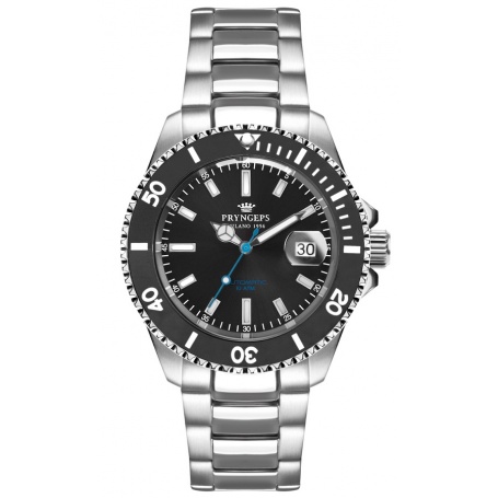 Pryngeps Mediterranean Submariner automatic watch black 