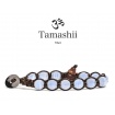 Tamashii Armband Himmlischer Flieder Chalcedon BHS900-184