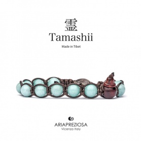 Bracciale Tamashii Agata Sky Blue un giro - BHS900-53