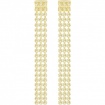 Swarovski Fit Long pendants earrings, golden - 5364807