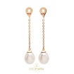 Pendants for Mimì FreeVola earrings in rose gold and pearls 