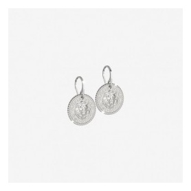 Rebecca earrings, Lion collection, in silver