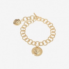 Rebecca Lion collection, gold -plated silver chain bracelet