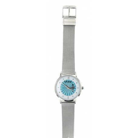 Le Carose watch, Porto wild, silver Milanese knit strap- SILM06