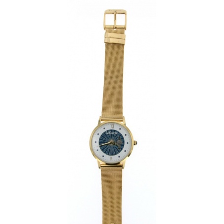 Le Carose watch ,Porto wild, Milanese knit strap gold-plated - SILM01