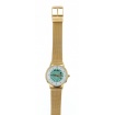 Le Carose watch, Porto wild, Milanese knit strap golden-plated - SILM02