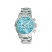 Breil Globe Chrono Watch, light blue steel - 2519774074