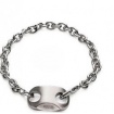 Breil Tribe Navy bracelet, round chain with satin pendant
