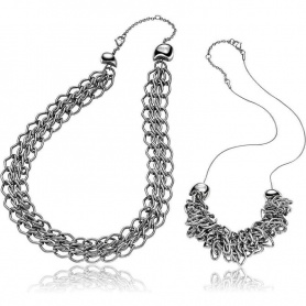 Breil Rockmantische Halskette Frau Kette Silber - TJ1360