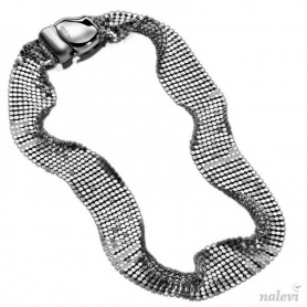 Breil Steel Silk Halskette, Frau, weich, Mesh in Stahlgewebe - TJ1225