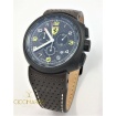 Scuderia Ferrari Formula1 Classic watch in black steel and leather