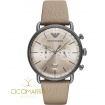 Emporio Armani watch, man, gray leather - AR11107