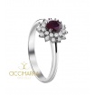 Salvini Celine ring, with Ruby and diamonds - 20071243