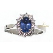 Salvini ring, Special Classic with sapphire and diamonds